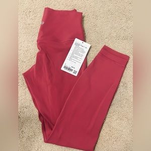 NWT Lululemon Align Leggings 25in in Washed Mauve
